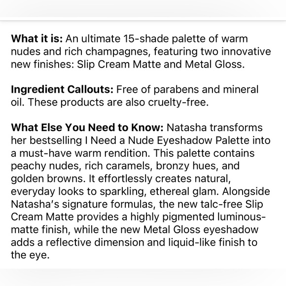 Natasha Denona I Need a Warm Eyeshadow Palette - Picture 6 of 7